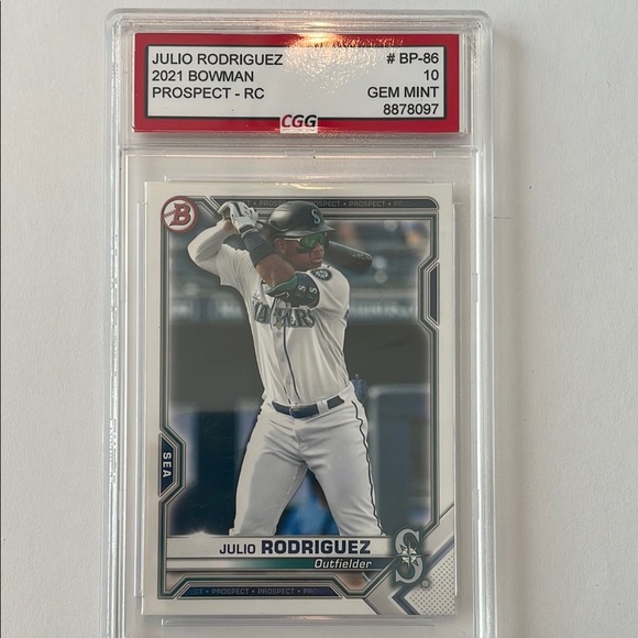 Julio Rodriguez Rookie Card - Grade10 - Picture 1 of 1